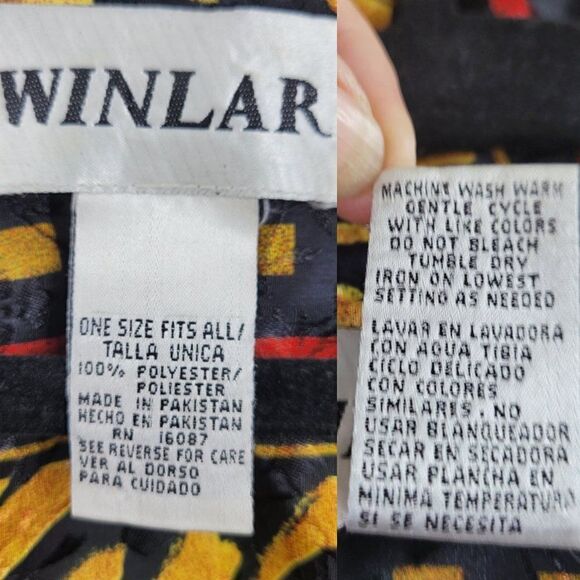 Vintage 80's Dress Kaftan Maxi Damask Gold Tiger Regal Glam Flutter Kimono OS - Picture 4 of 13